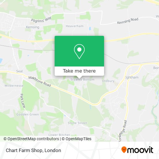 Chart Farm Shop map