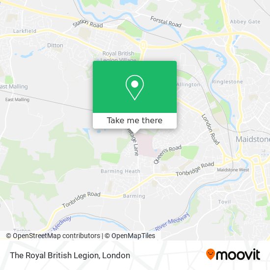 The Royal British Legion map