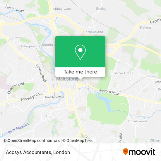 Accsys Accountants map