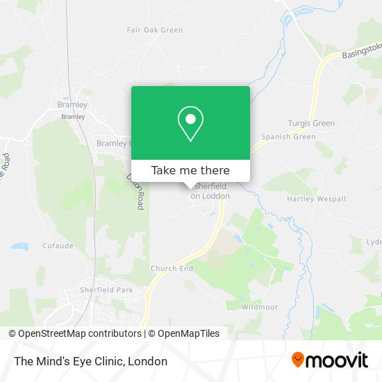 The Mind's Eye Clinic map