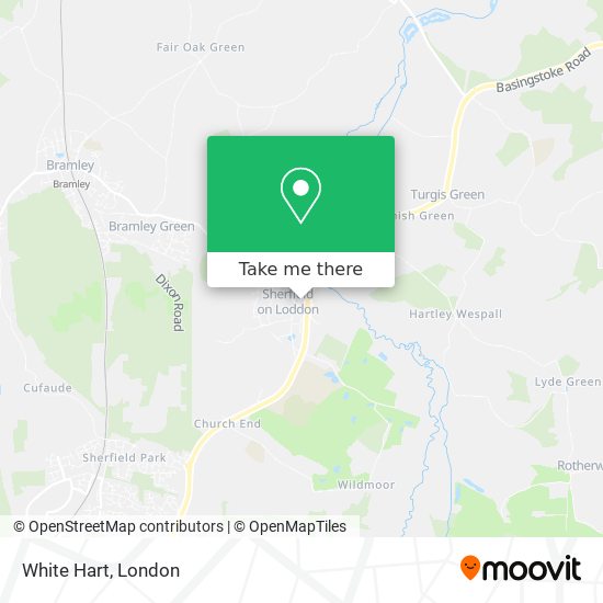 White Hart map