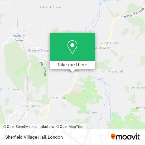 Sherfield Village Hall map