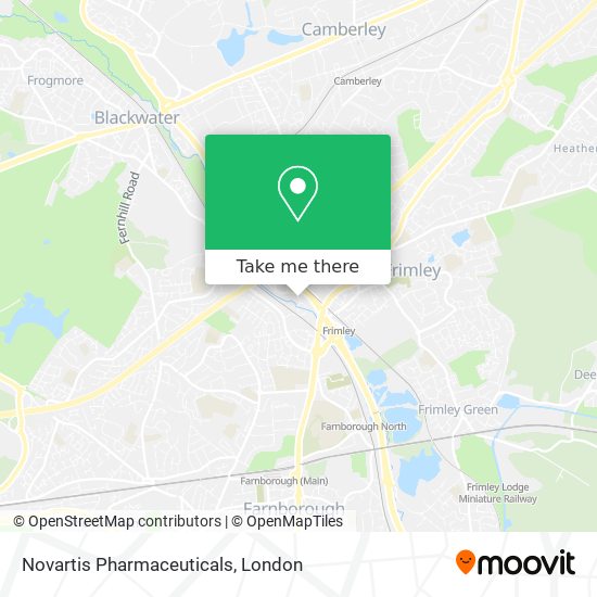 Novartis Pharmaceuticals map
