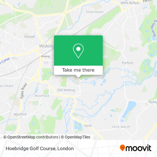 Hoebridge Golf Course map
