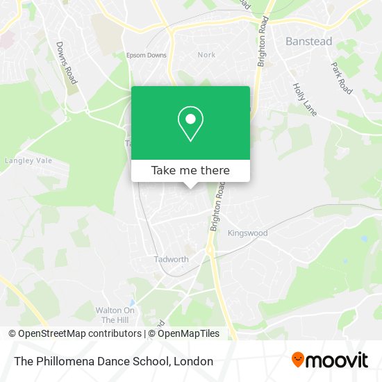 The Phillomena Dance School map
