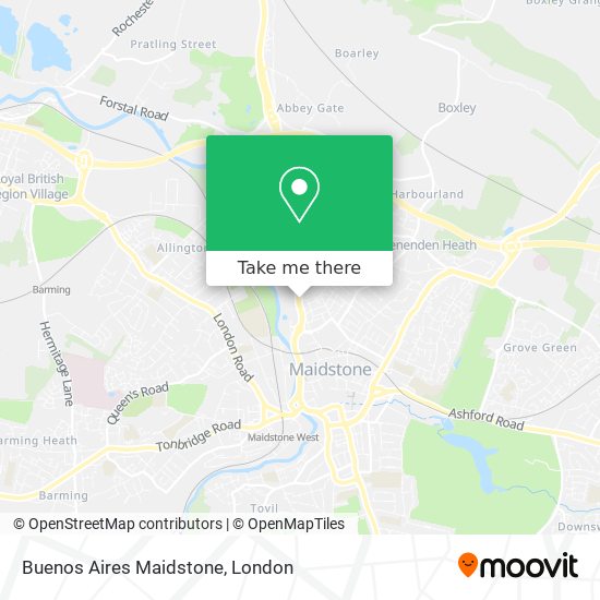 Buenos Aires Maidstone map