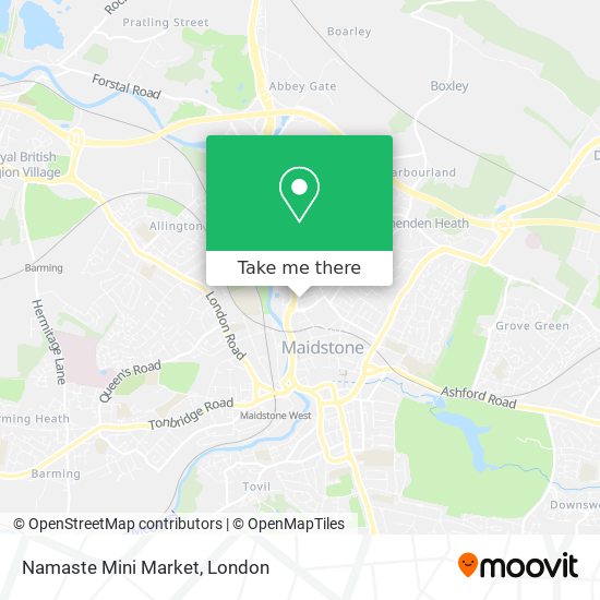 Namaste Mini Market map