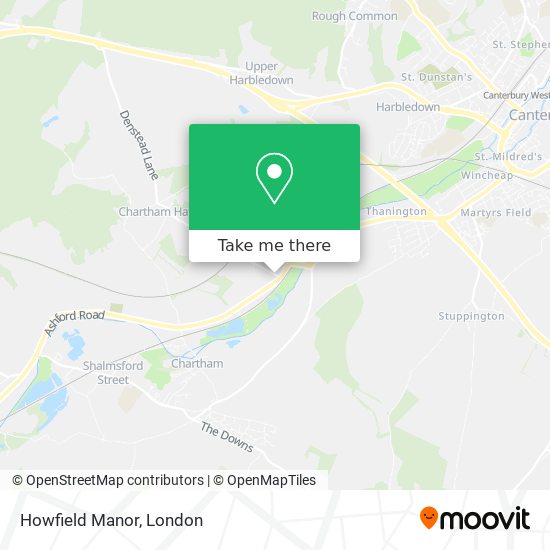 Howfield Manor map