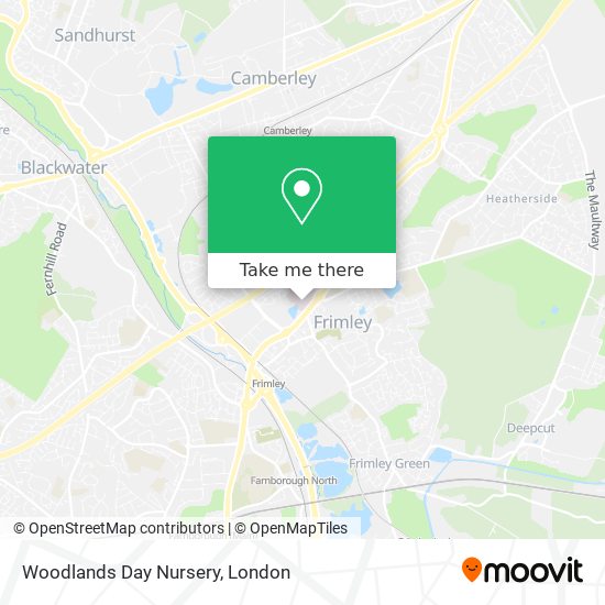 Woodlands Day Nursery map
