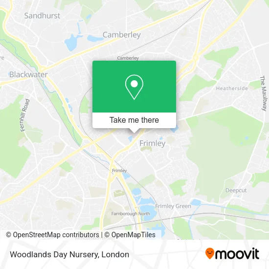 Woodlands Day Nursery map