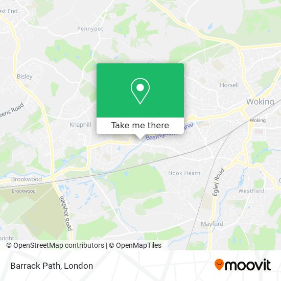 Barrack Path map