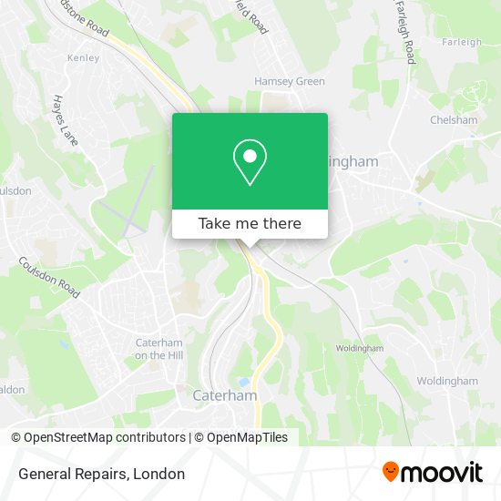 General Repairs map