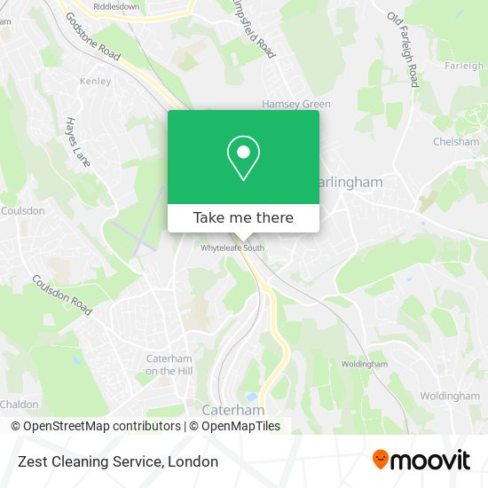 Zest Cleaning Service map