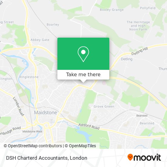 DSH Charterd Accountants map