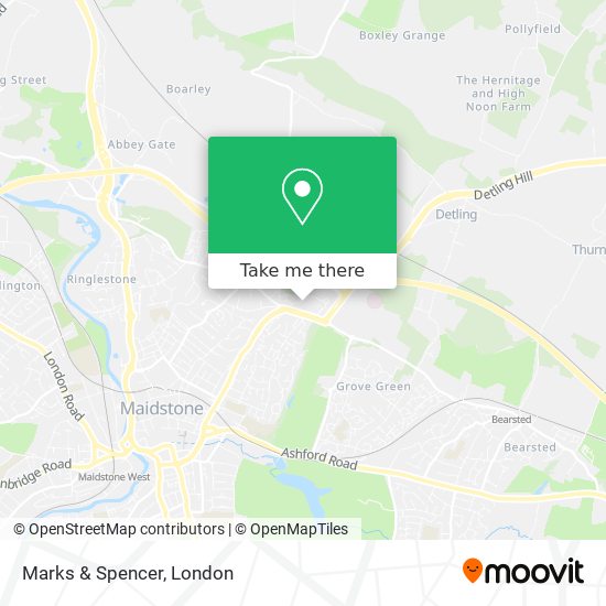 Marks & Spencer map
