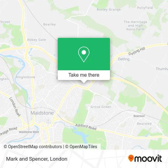 Mark and Spencer map