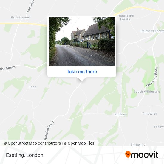 Eastling map