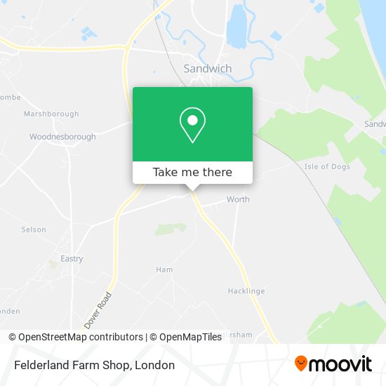 Felderland Farm Shop map