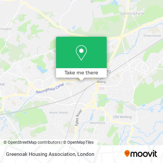 Greenoak Housing Association map