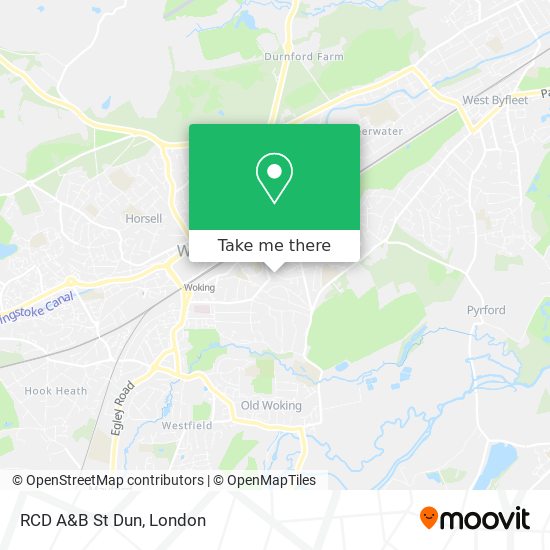RCD A&B St Dun map