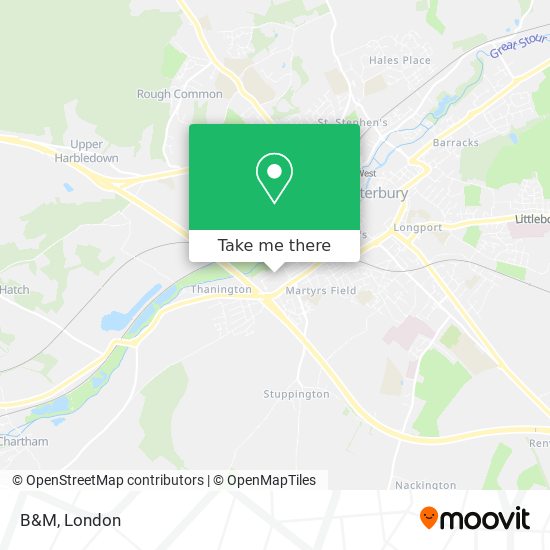 B&M map