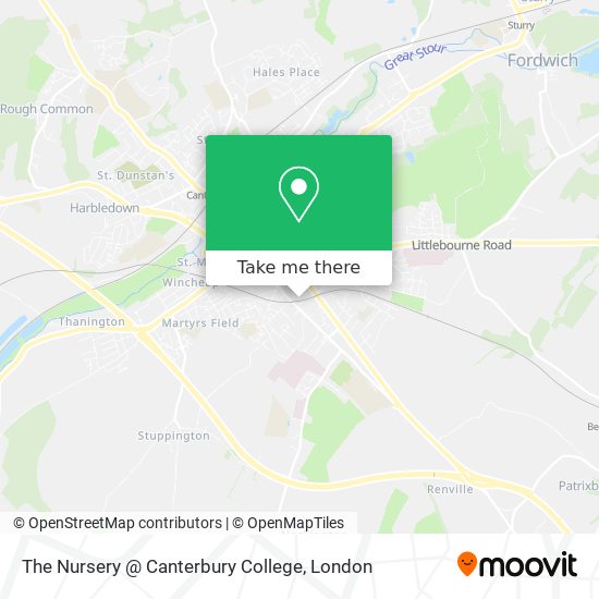 The Nursery @ Canterbury College map