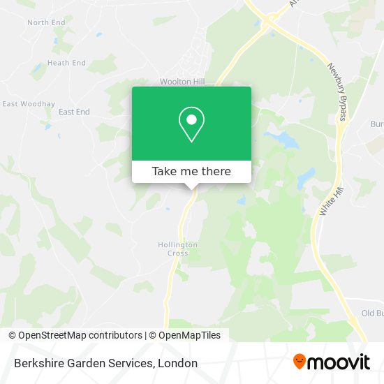 Berkshire Garden Services map