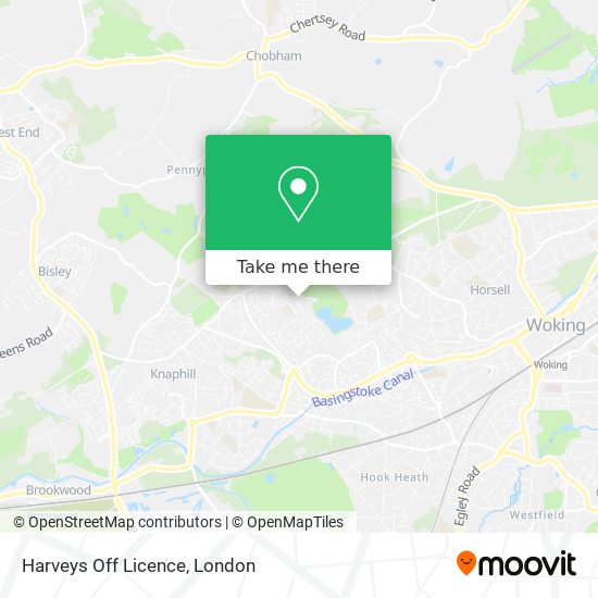 Harveys Off Licence map