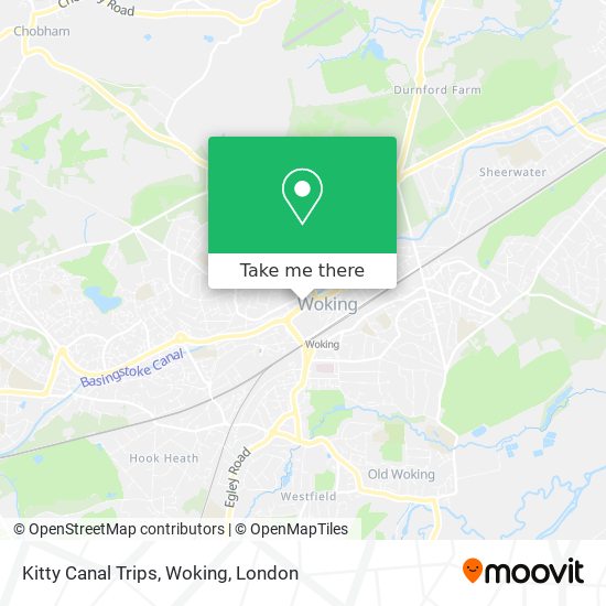 Kitty Canal Trips, Woking map