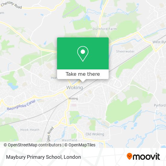 Maybury Primary School map