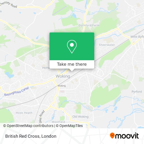 British Red Cross map