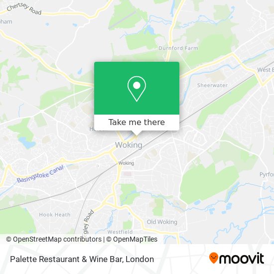 Palette Restaurant & Wine Bar map