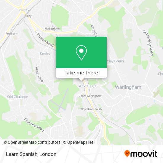 Learn Spanish map