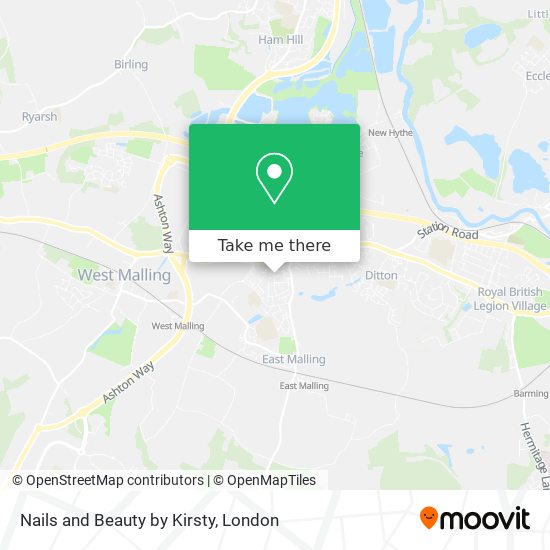 Nails and Beauty by Kirsty map