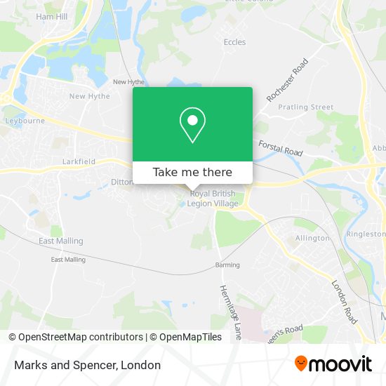 Marks and Spencer map