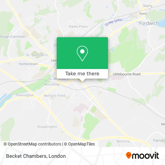 Becket Chambers map