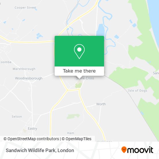 Sandwich Wildlife Park map