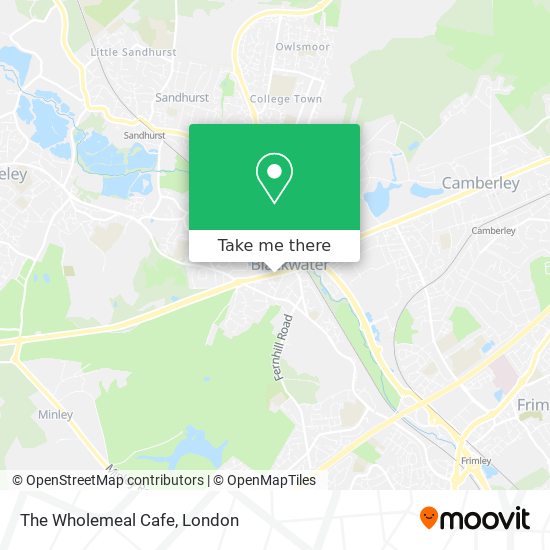 The Wholemeal Cafe map