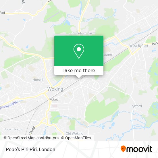 Pepe's Piri Piri map