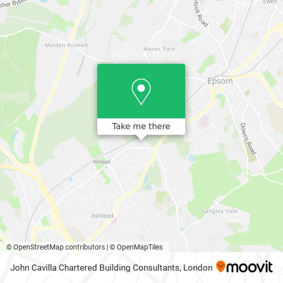 John Cavilla Chartered Building Consultants map