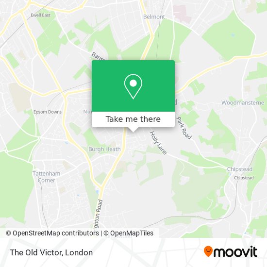 The Old Victor map