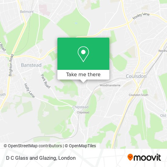 D C Glass and Glazing map