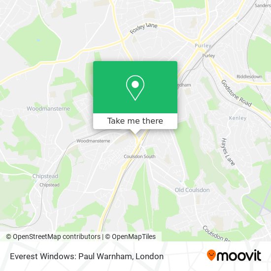 Everest Windows: Paul Warnham map