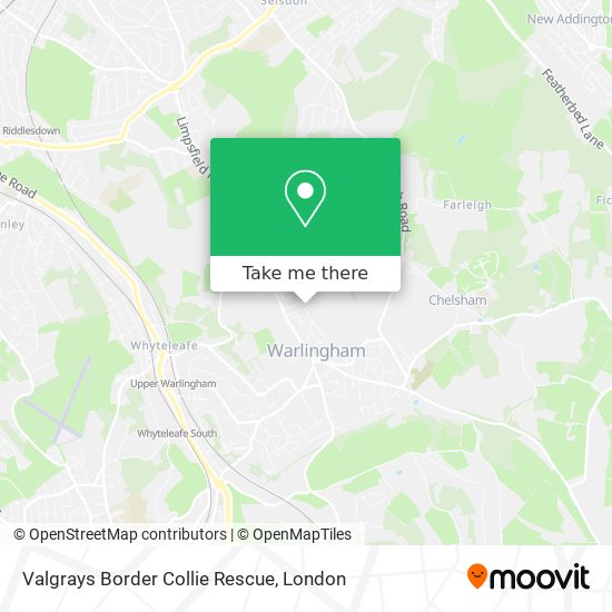 Valgrays Border Collie Rescue map
