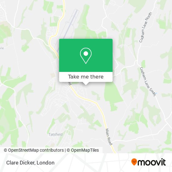 Clare Dicker map