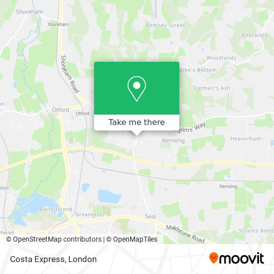 Costa Express map