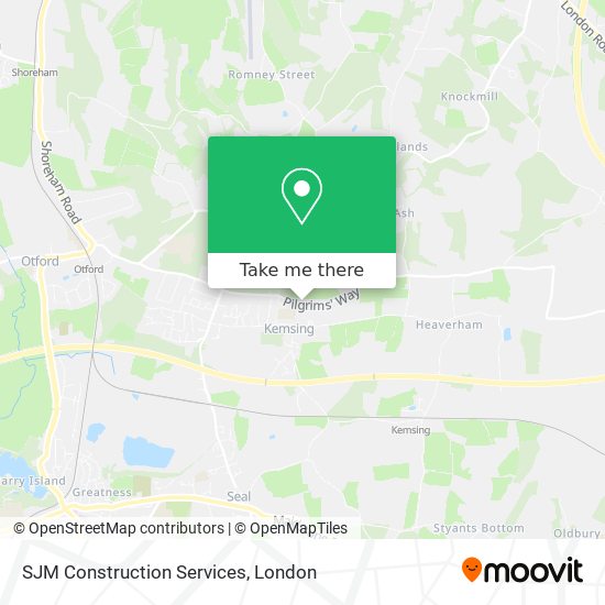 SJM Construction Services map