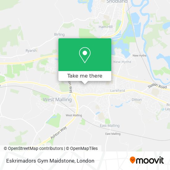 Eskrimadors Gym Maidstone map