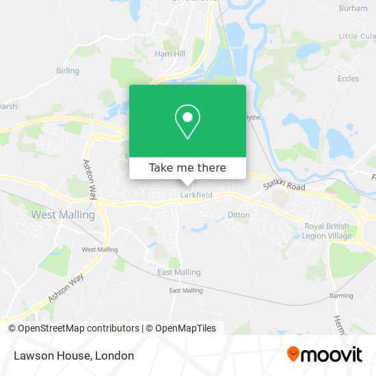Lawson House map