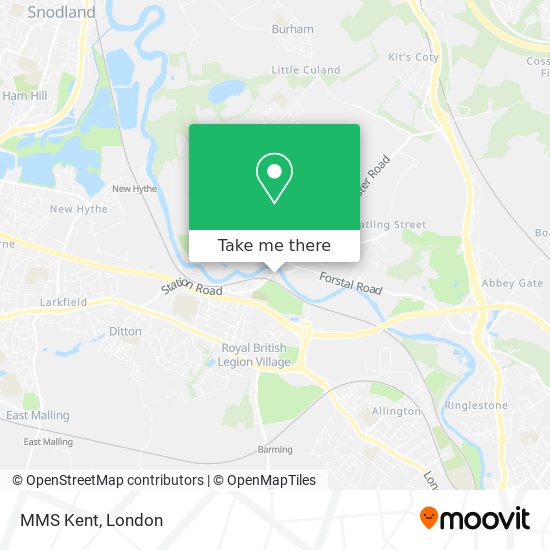 MMS Kent map